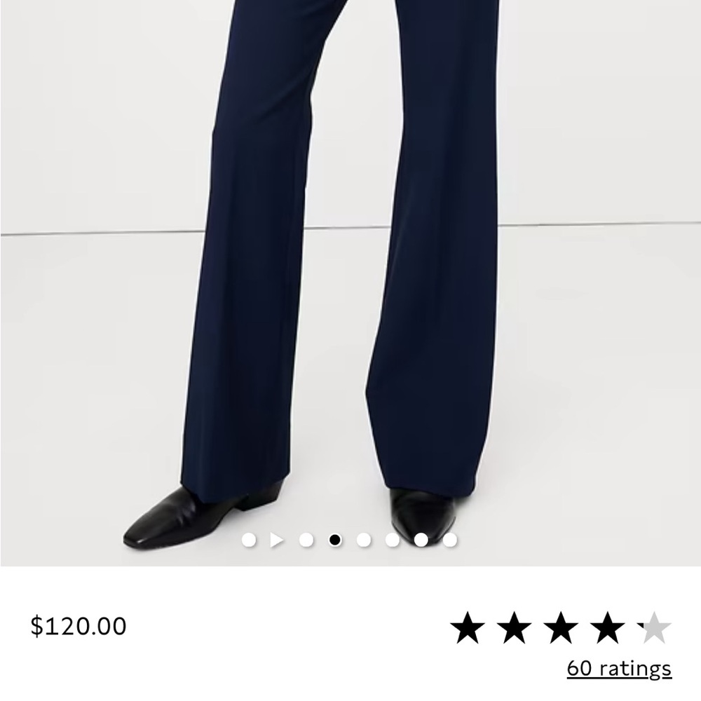 Banana Republic Bootcut Wide-Leg Trousers